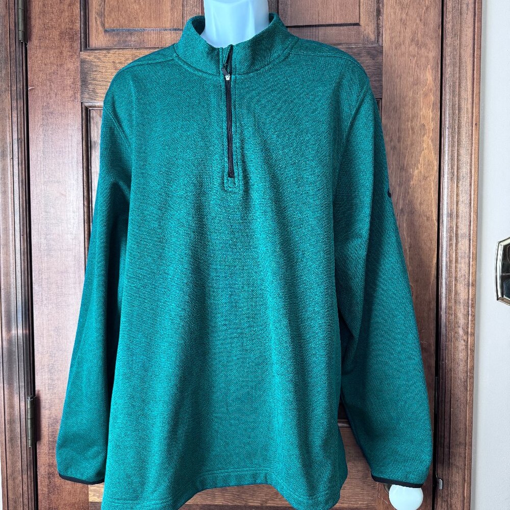 Nike Green Marl w/Black Swoosh Therma-Fit 1/4 Zip XX-Large